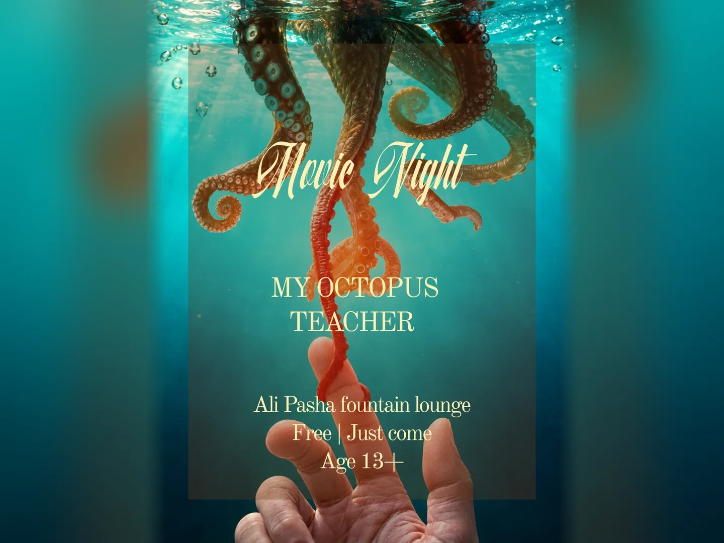 Ali Pasha Salon Movie Night Poster